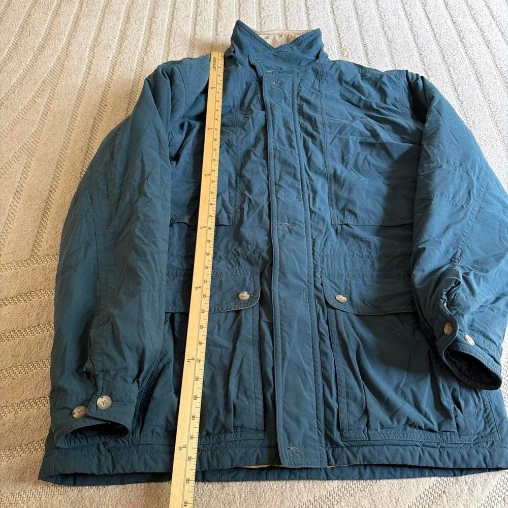 VTG 00s LL Bean Green Gore-Tex Full Zip Parka Jacket Mens Large Outdoor Utility